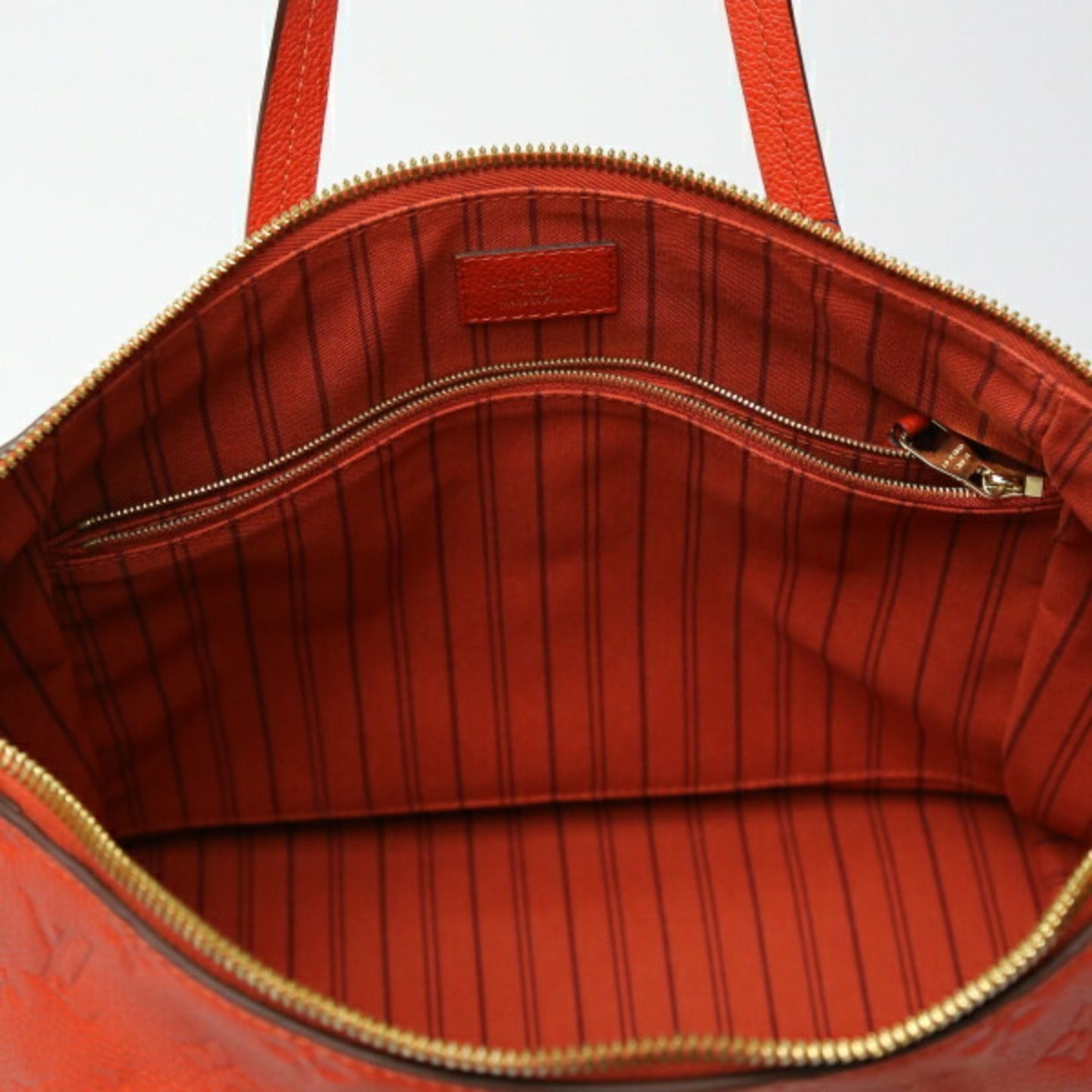 Louis Vuitton Lumineuse, Red, Canvas, tote