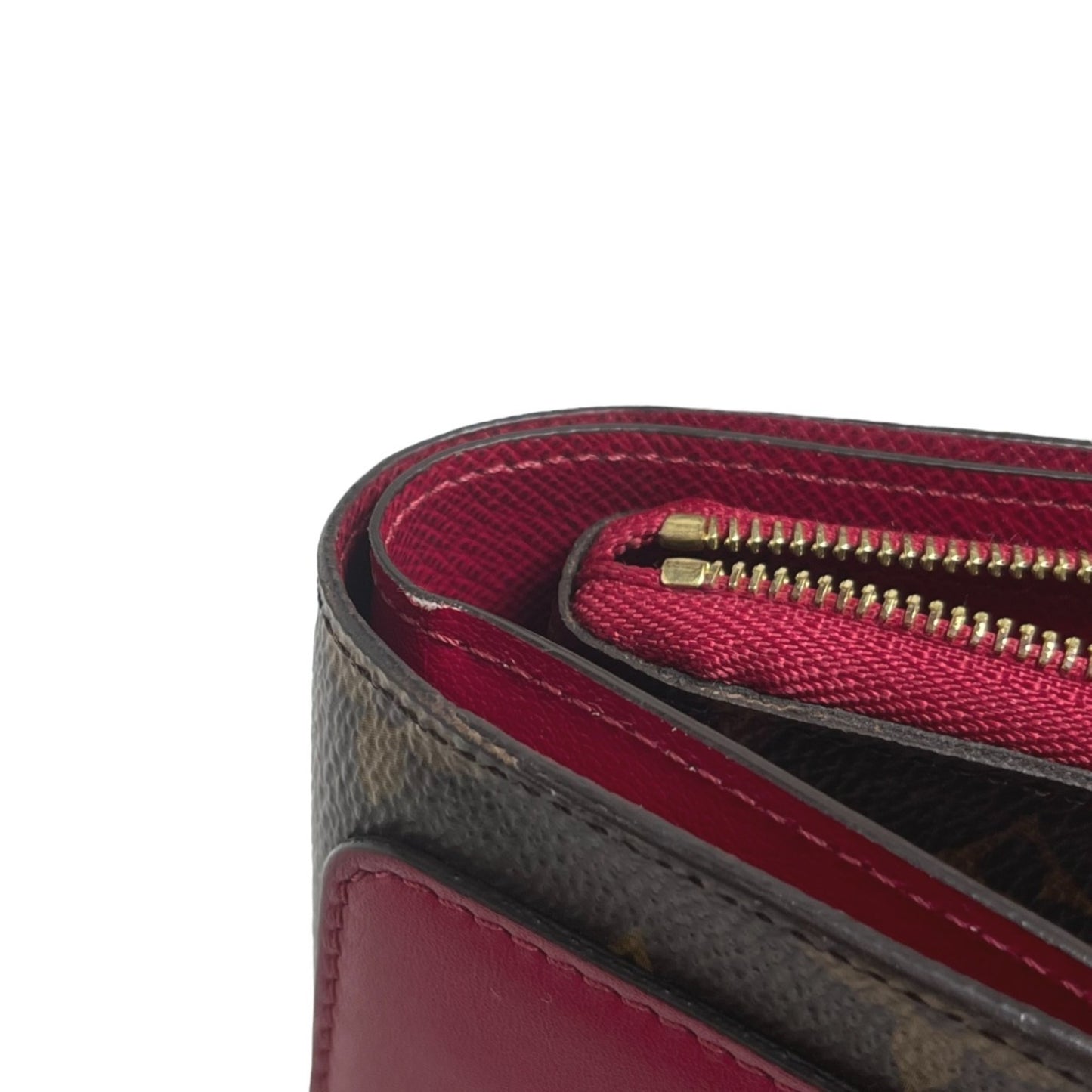 Louis Vuitton Juliette, Pink, Canvas, wallet