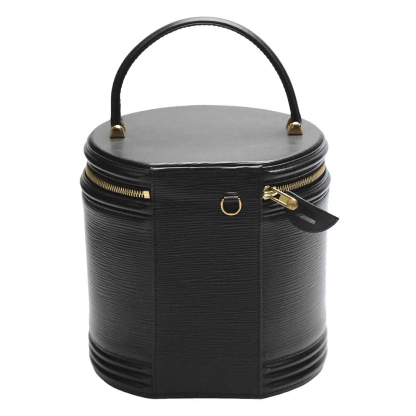 Louis Vuitton Cannes, Black, Leather, handbag