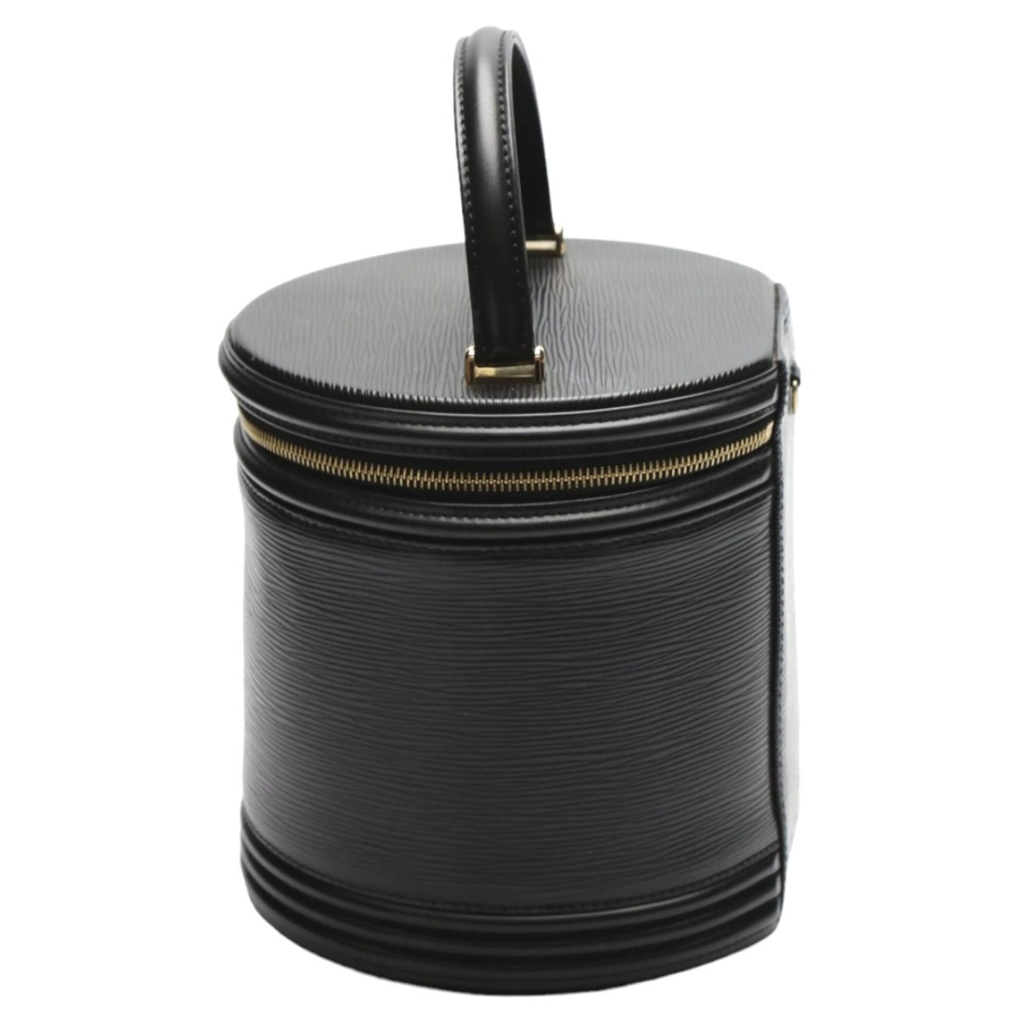 Louis Vuitton Cannes, Black, Leather, handbag
