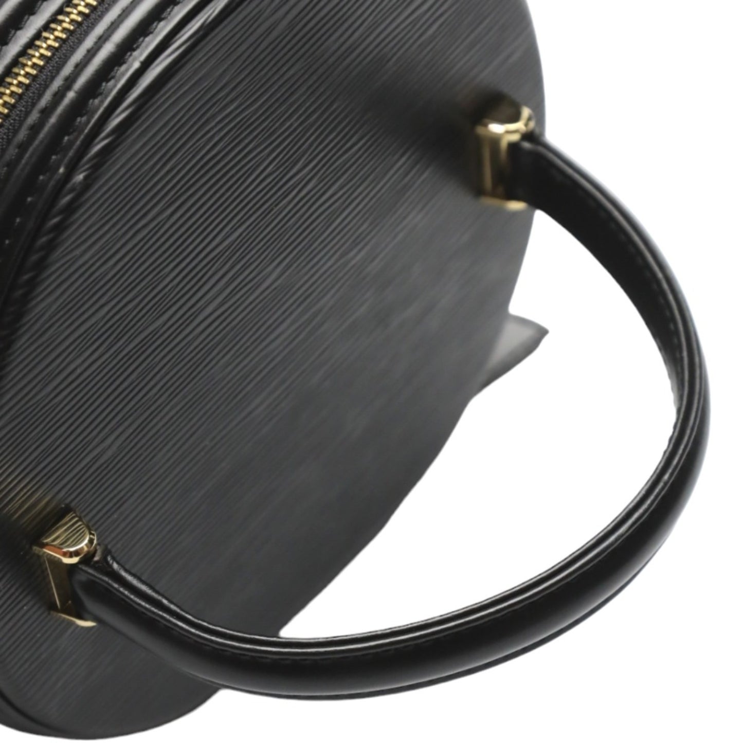 Louis Vuitton Cannes, Black, Leather, handbag