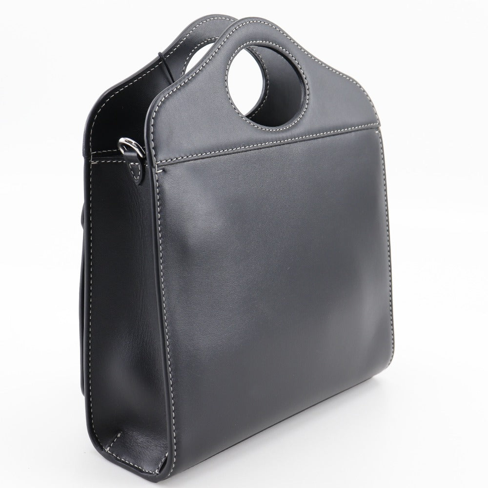 Burberry, Black, Leather, handbag