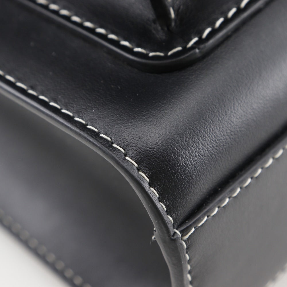 Burberry, Black, Leather, handbag