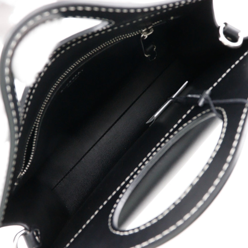 Burberry, Black, Leather, handbag