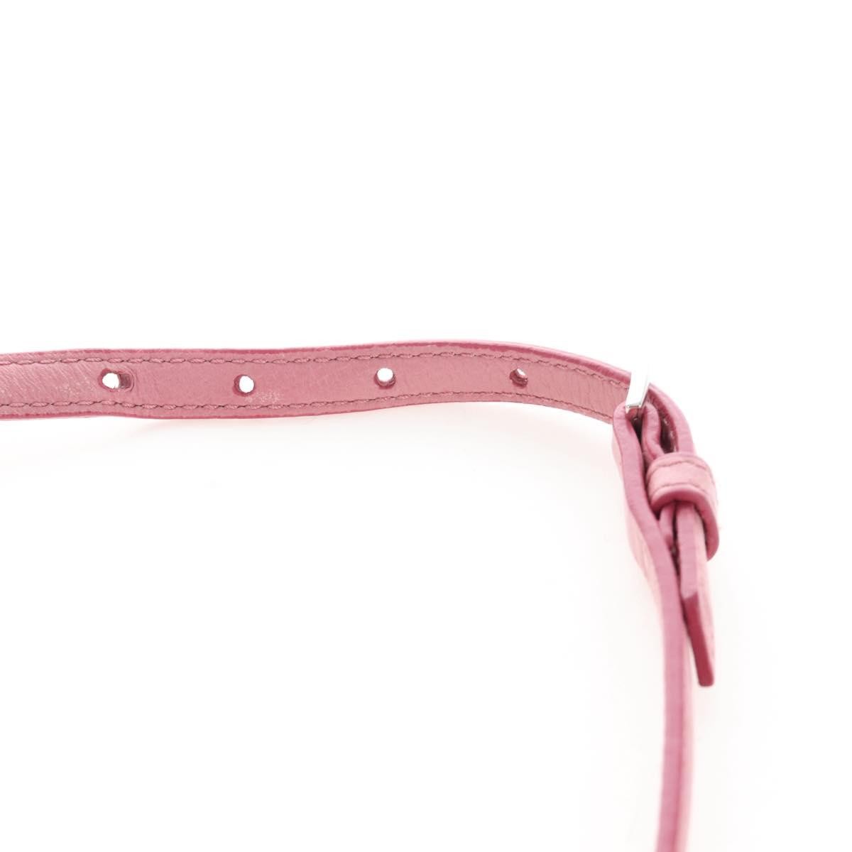 Miu Miu Crystal Convertible Top Handle Matelasse Leather, Pink, Leather, Handbag