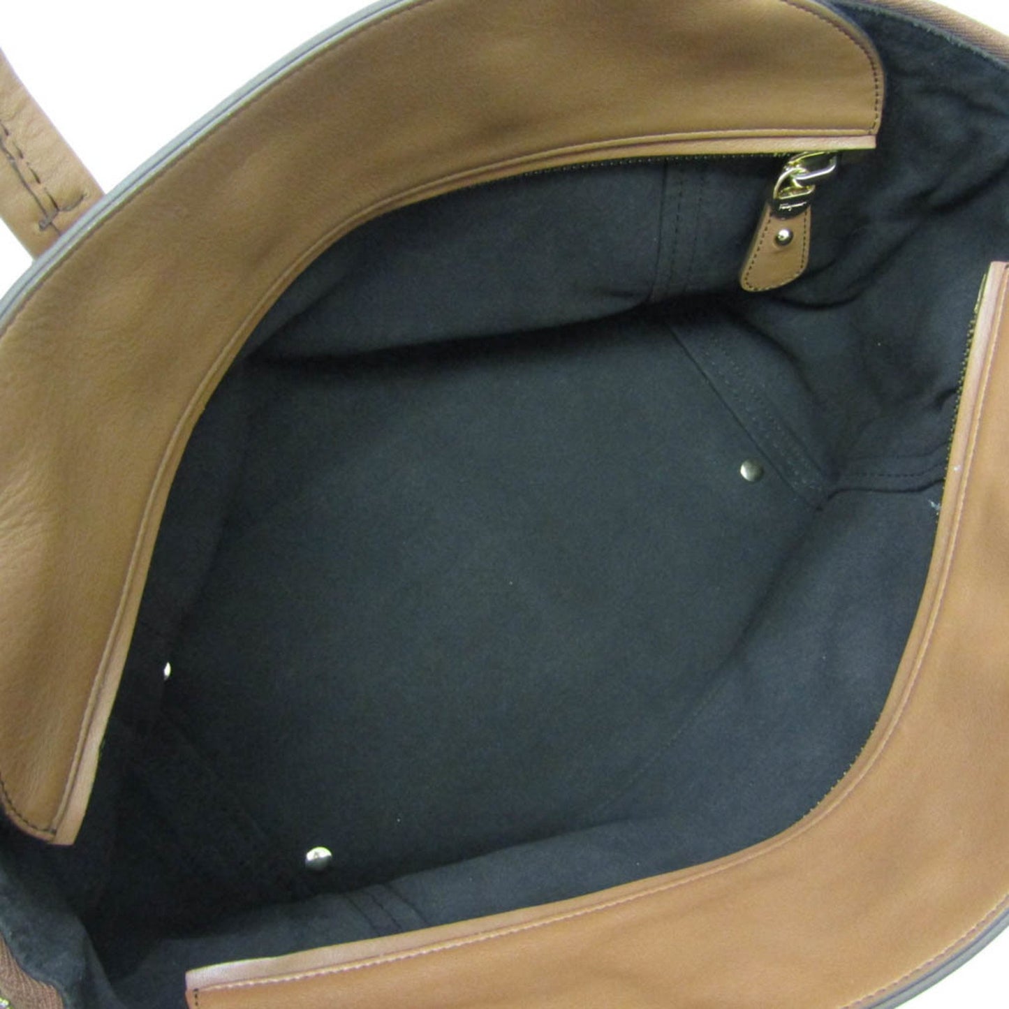 Salvatore Ferragamo Gancini, Brown, Leather, tote