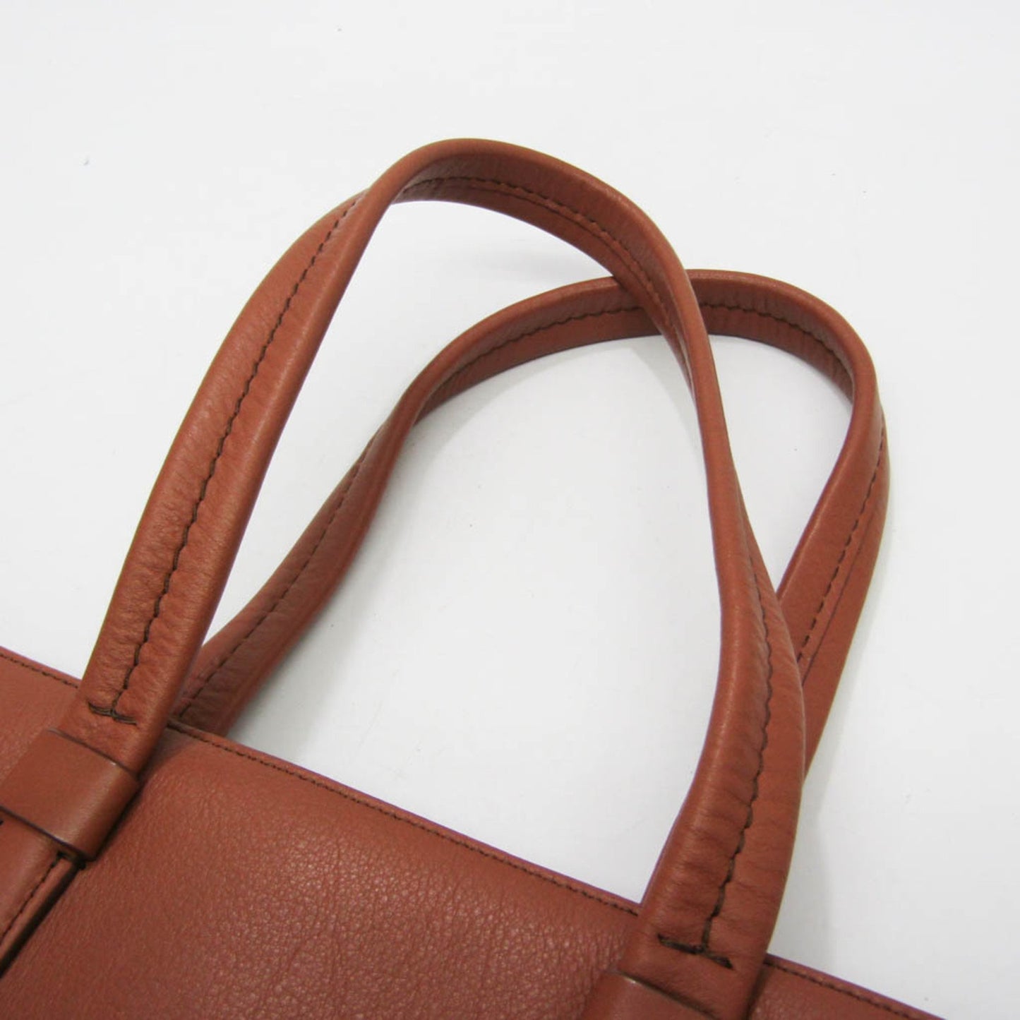Salvatore Ferragamo Gancini, Brown, Leather, tote