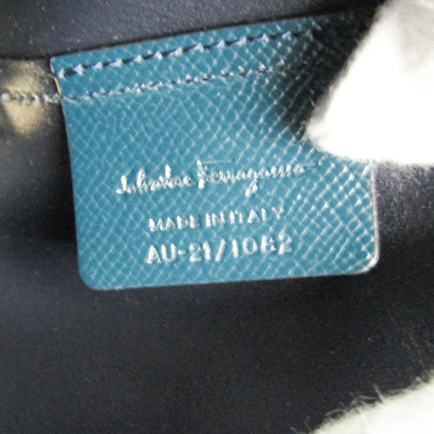 Salvatore Ferragamo Vara, Blue, Leather, tote