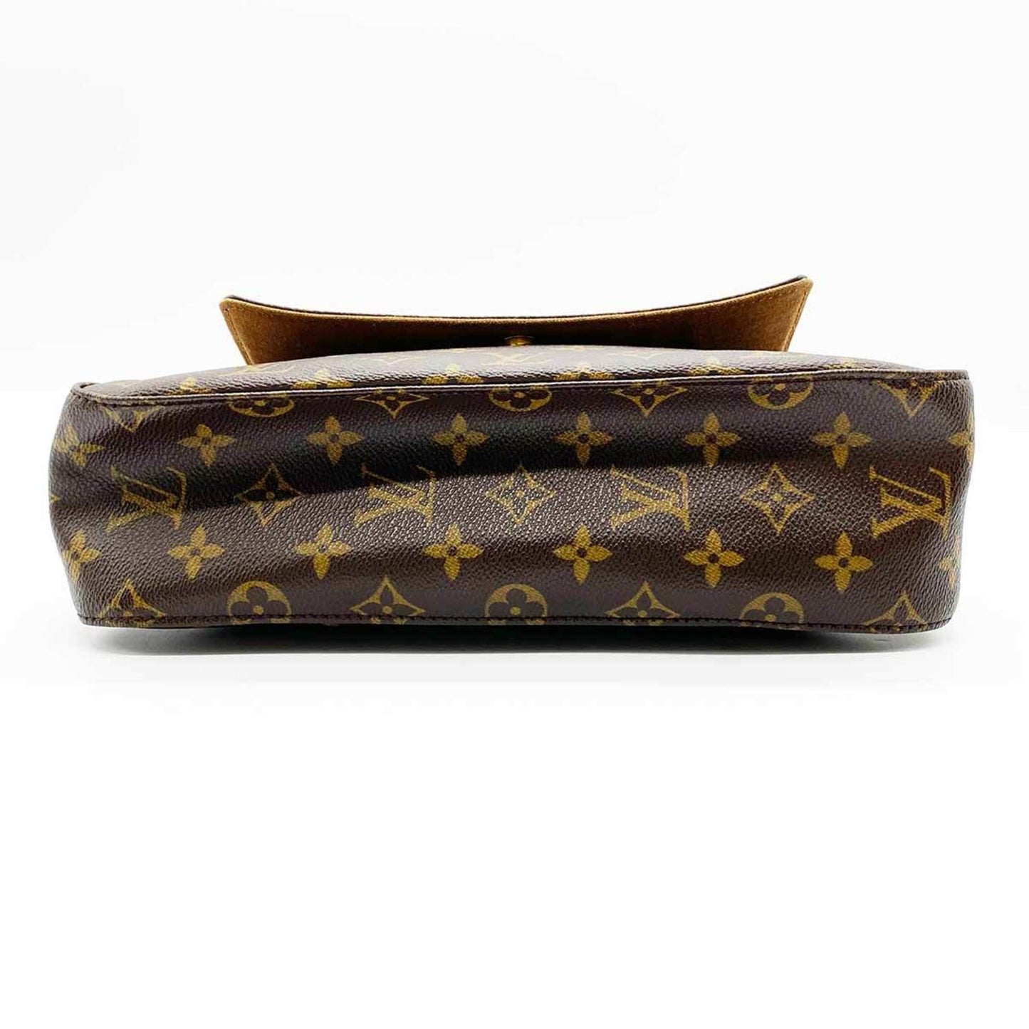 Louis Vuitton Mini looping, Brown, Canvas, shoulder