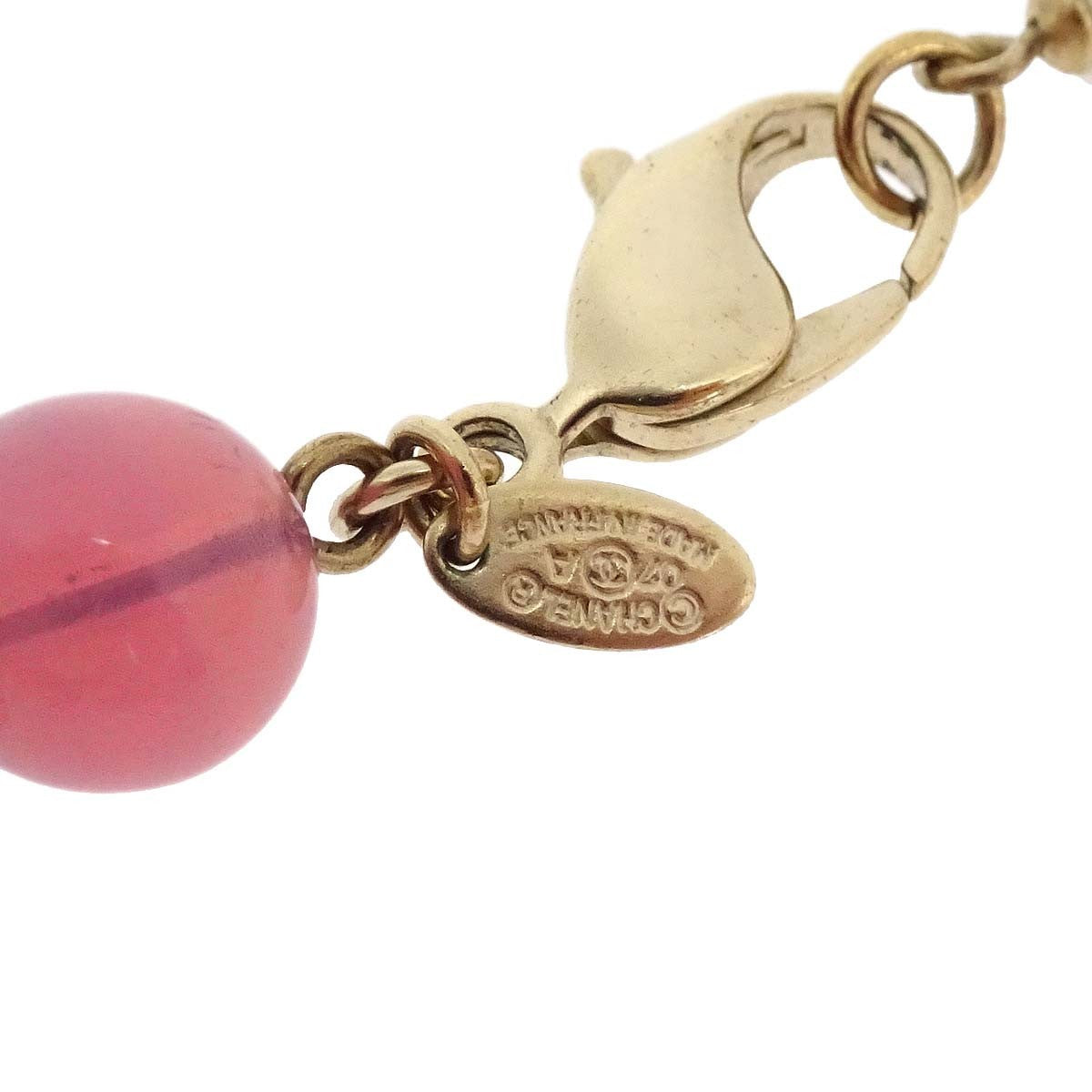 Chanel CC Necklace Faux Pearl and Metal, Multicolour, Gold Plated, Necklace