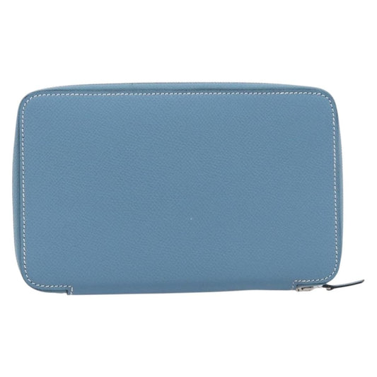 Hermes Vision II Agenda Epsom, Blue, Leather, Wallet