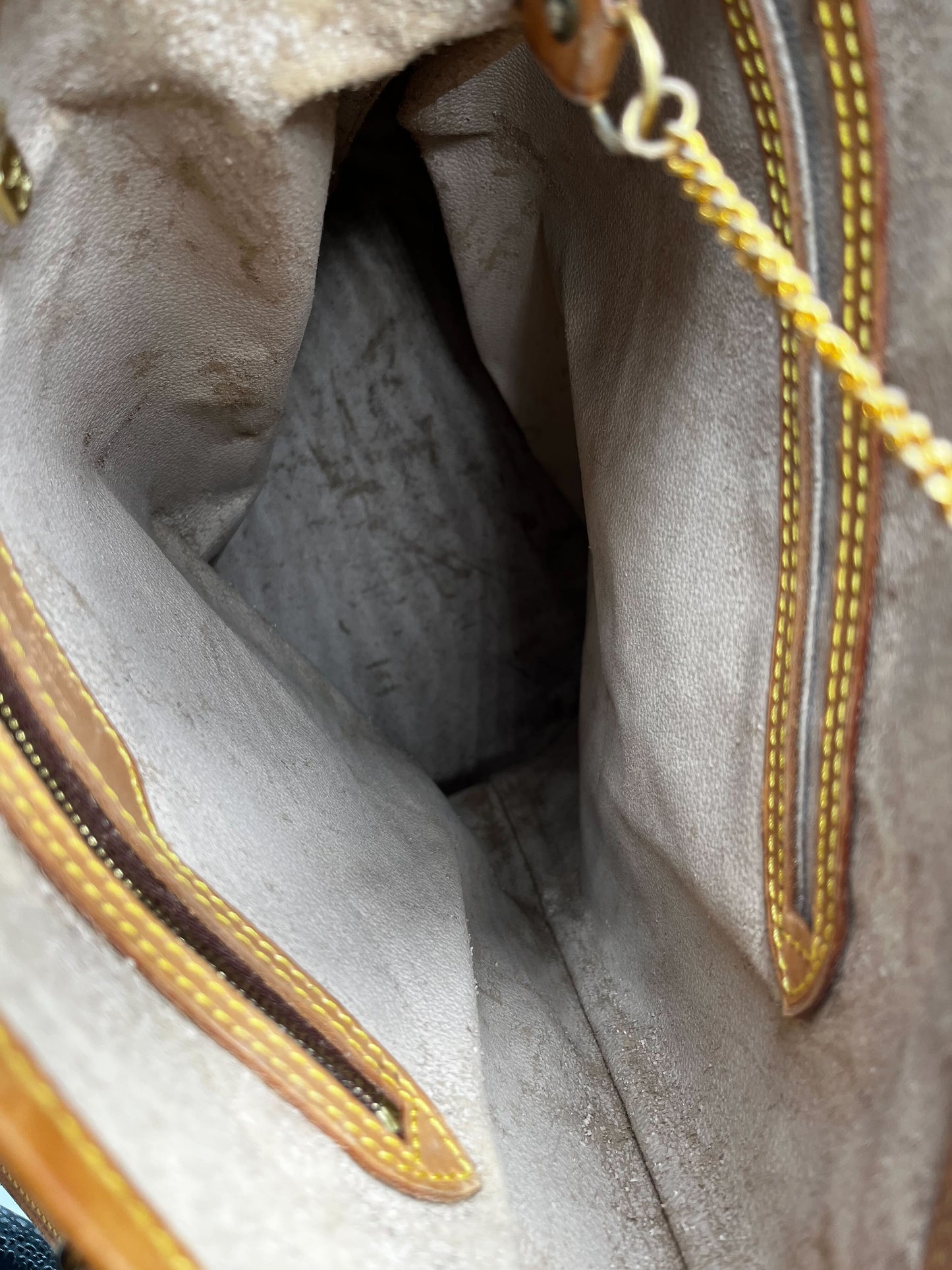 Louis Vuitton Bucket Bag Monogram Canvas, BROWN, CANVAS, Handbag