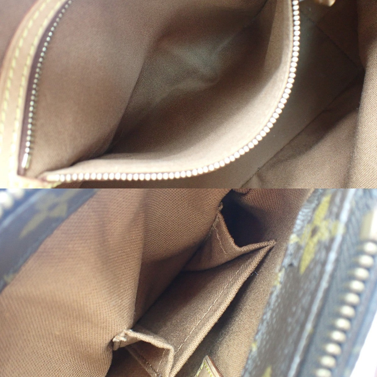 Louis Vuitton Cabas Piano Monogram Canvas, Brown, Canvas, Tote Bag