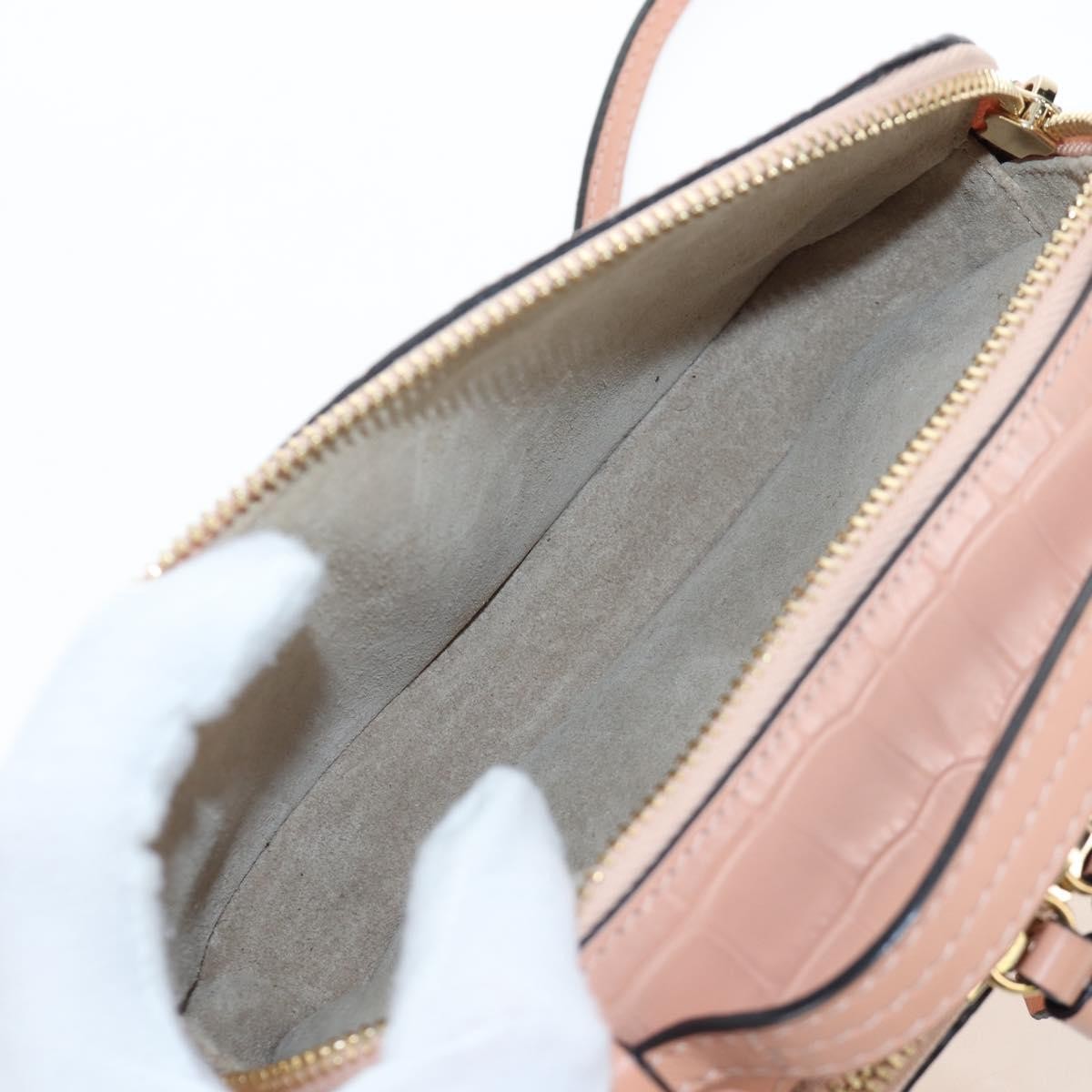 Chloe C Vanity Leather, Pink, Leather, Handbag