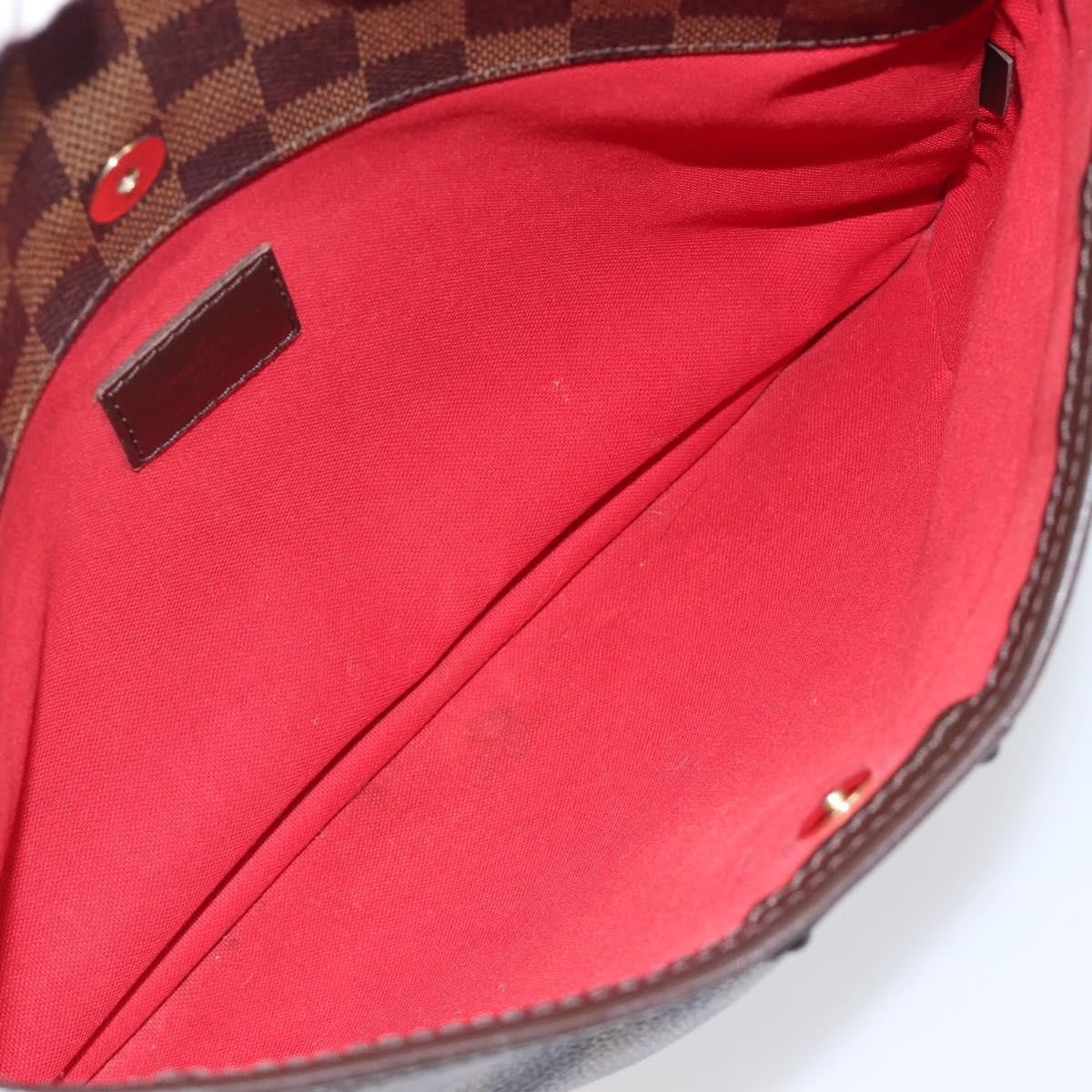 Louis Vuitton Bloomsbury Damier, Brown, Canvas, Shoulder Bag