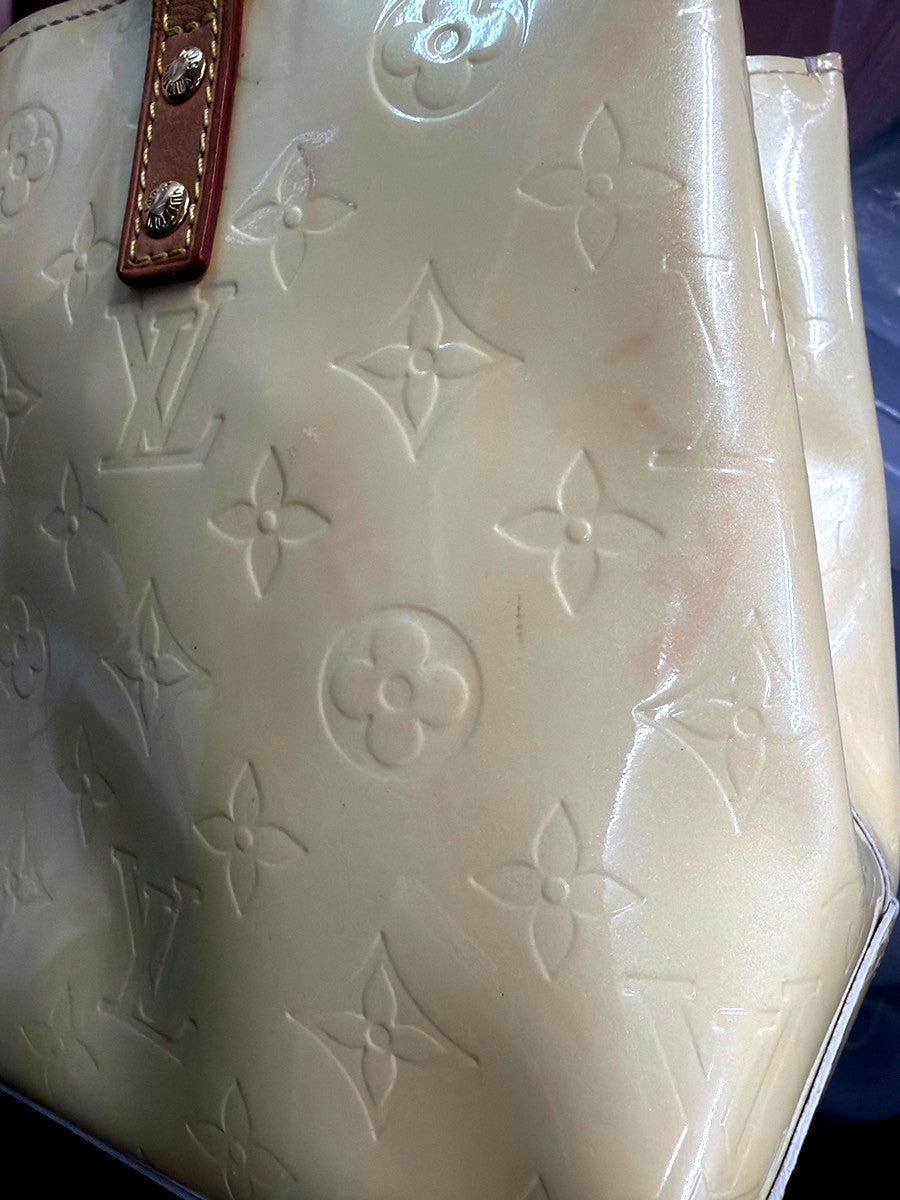 Louis Vuitton Robert Wilson Reade Vernis, Yellow, Patent Leather, Tote Bag