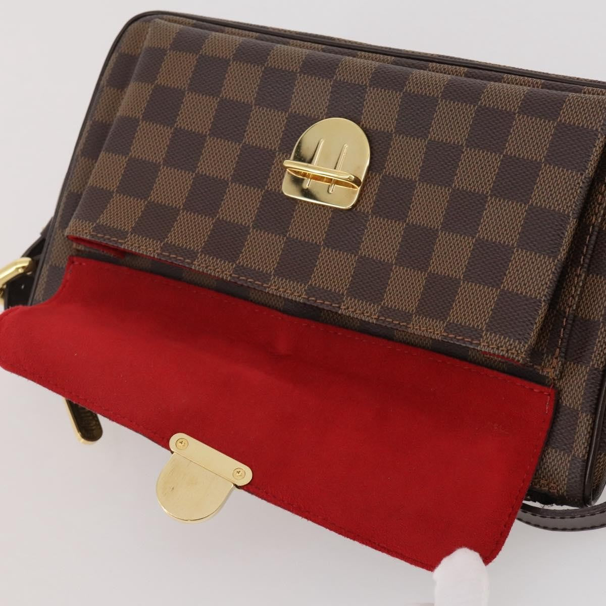 Louis Vuitton Ravello Damier Ebene, Brown, Canvas, Shoulder Bag