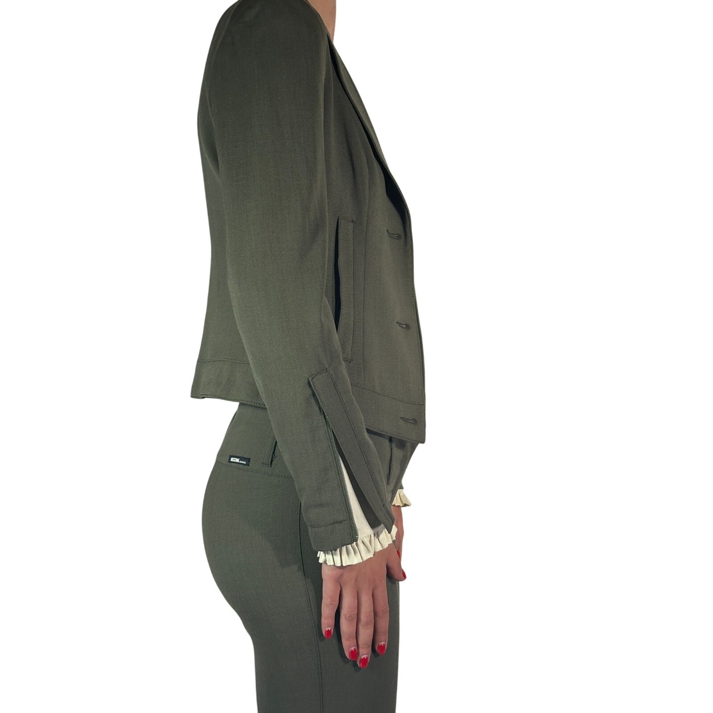 Moschino Stretch Wool 2 PC Suit Set