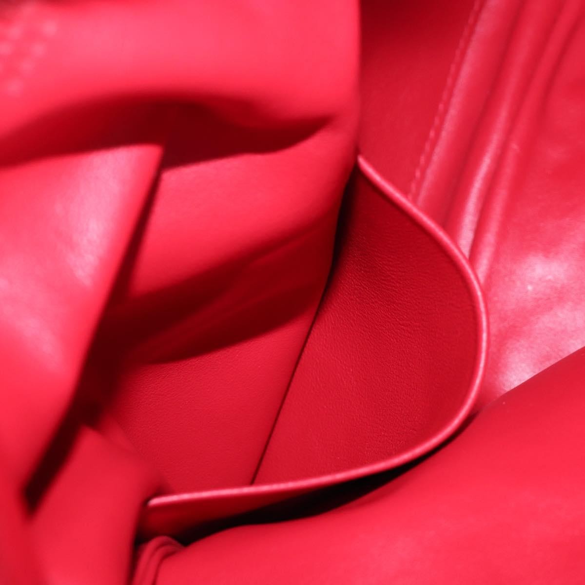 Bottega Veneta The Fringe Leather, Red, Textile, Clutch