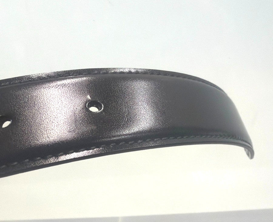 Gucci G Buckle Belt Leather, Black, Leather, Belt