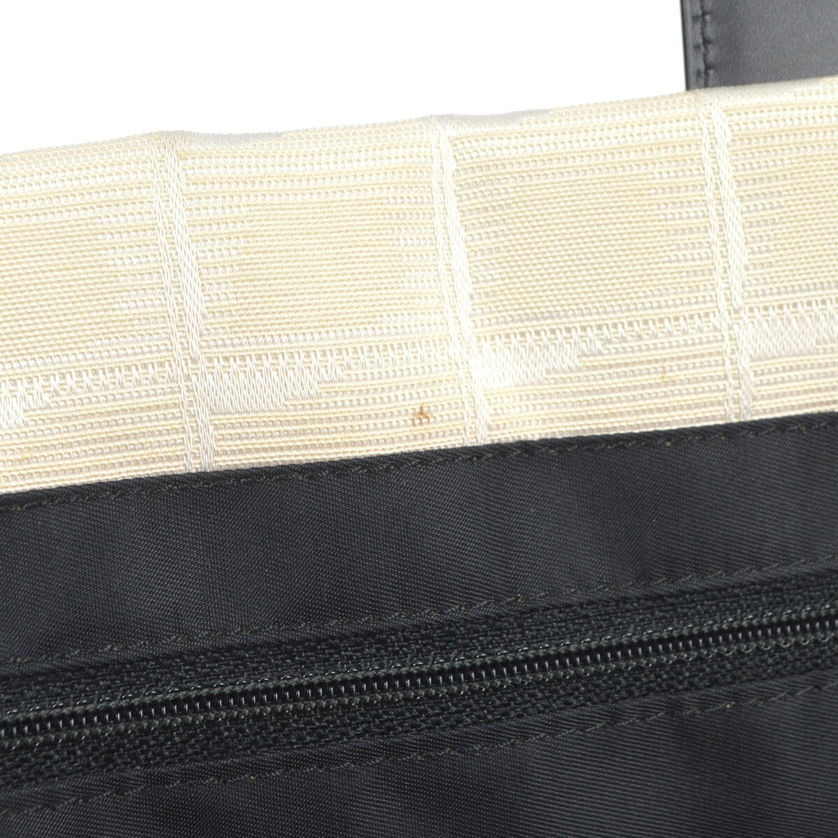 Chanel Travel Line Nylon, White, Nylon, Tote Bag