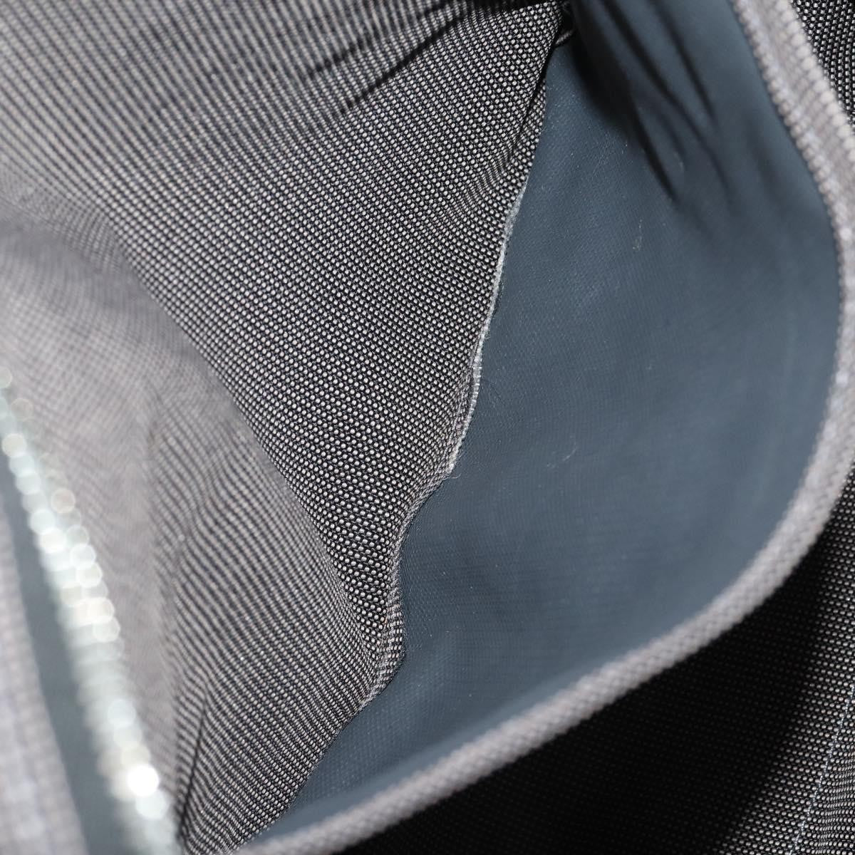 Hermes Herline Canvas, Gray, Canvas, Backpack