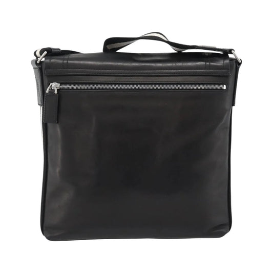Bally Vintage Leather, Black, Leather, Shoulder Bag