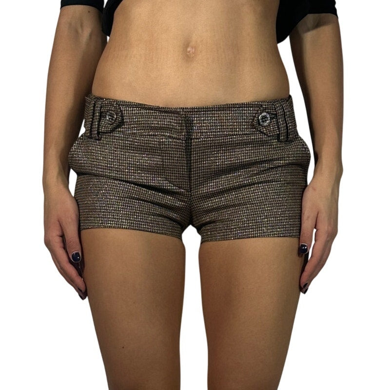 PINKO Wool Blend Shorty Shorts