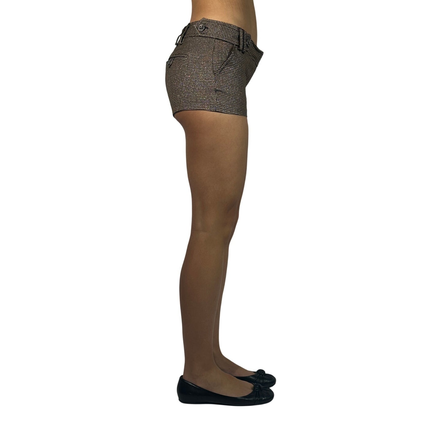 PINKO Wool Blend Shorty Shorts
