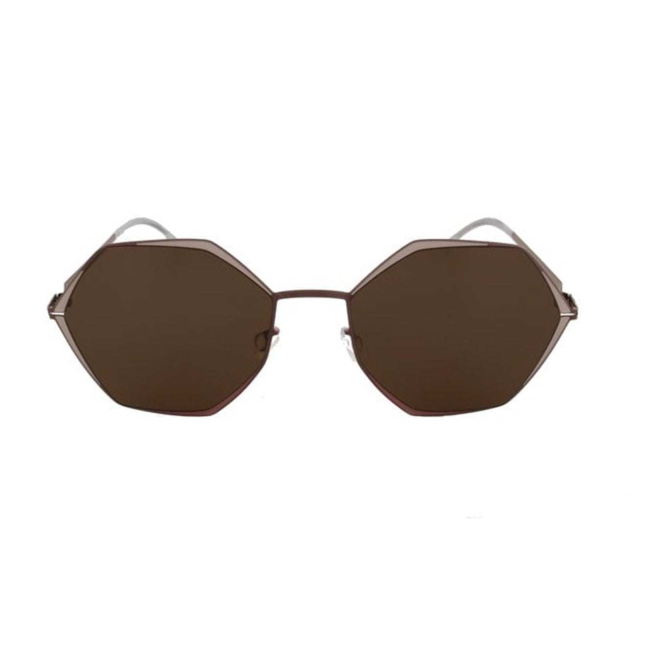Gianni Versace Greek Key Sunglasses Tortoise