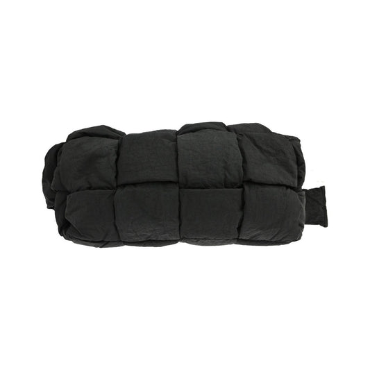 Bottega Veneta Padded Tech Cassette Intrecciato Nylon, Black, Nylon, Crossbody Bag