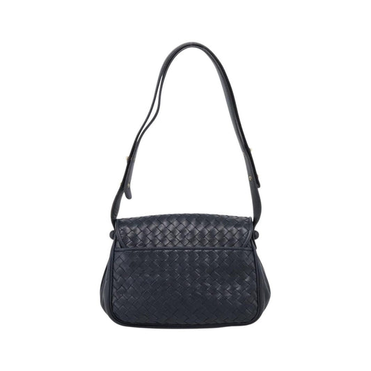 Bottega Veneta Shoulder Leather, Black, Leather, Shoulder Bag