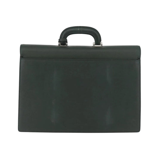 Burberry Briefcase Leather, Green, Leather, Briefcase