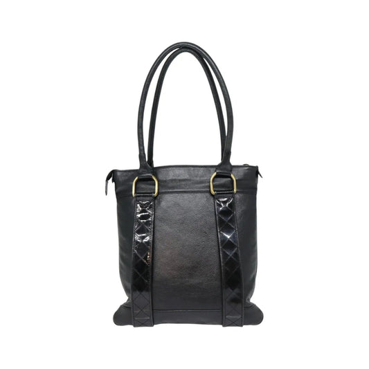 Burberry Vintage Leather, Black, Leather, Shoulder Bag