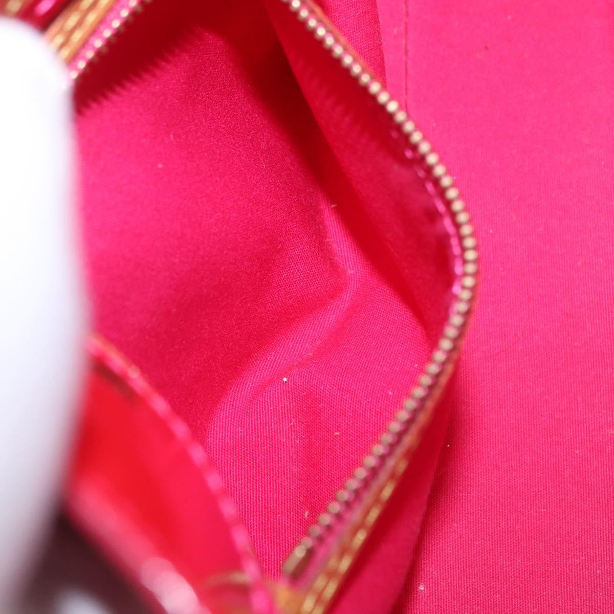 Louis Vuitton Reade Monogram Vernis, Pink, Patent Leather, Handbag