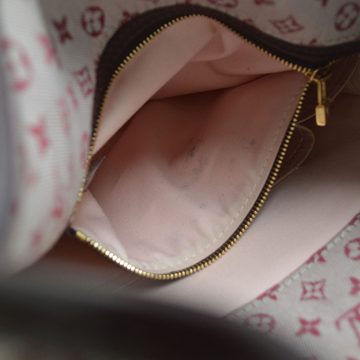 Louis Vuitton Mary Kate Messenger Mini Lin, Burgundy, Canvas, Shoulder Bag