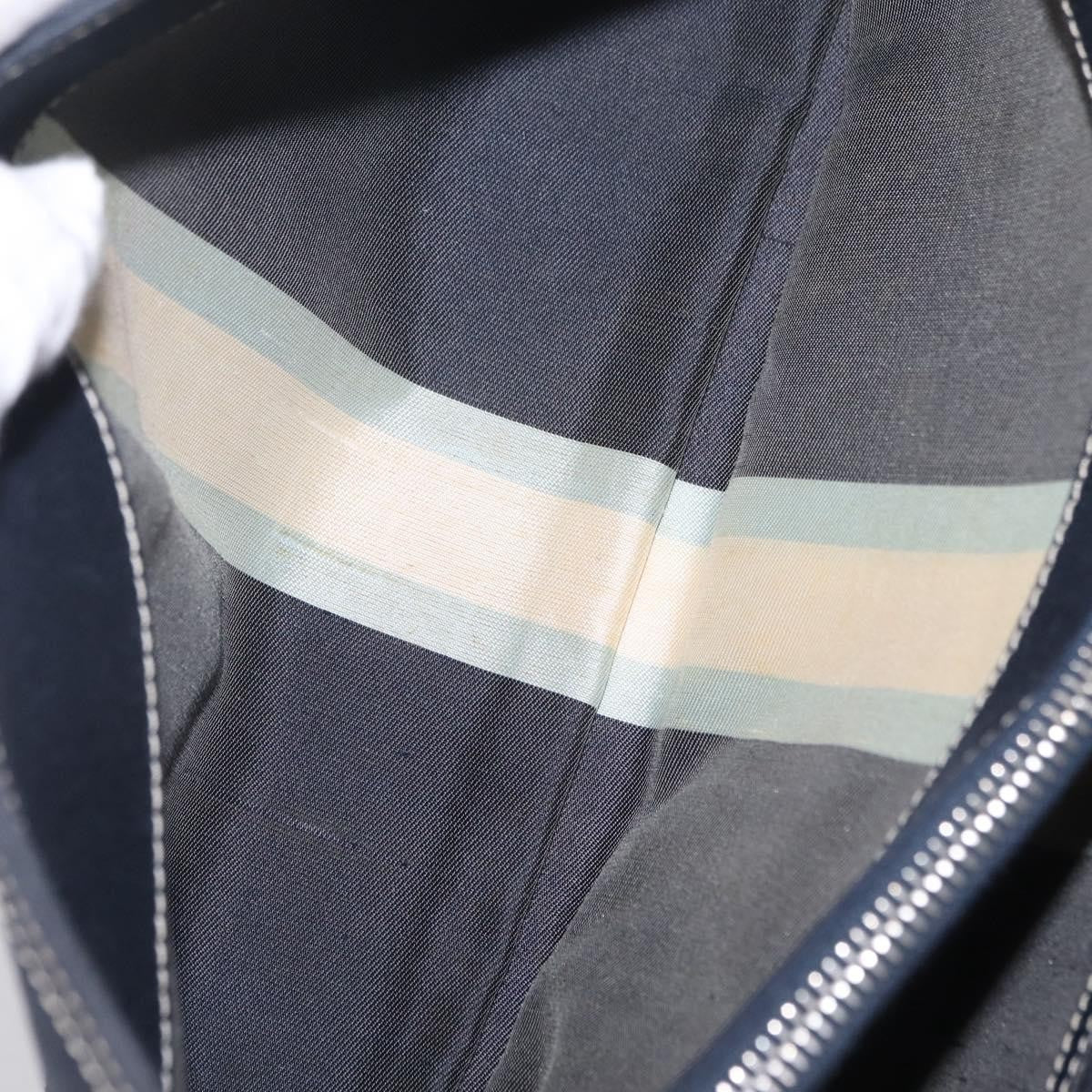 Fendi Baguette Canvas, Navy, Canvas, Handbag