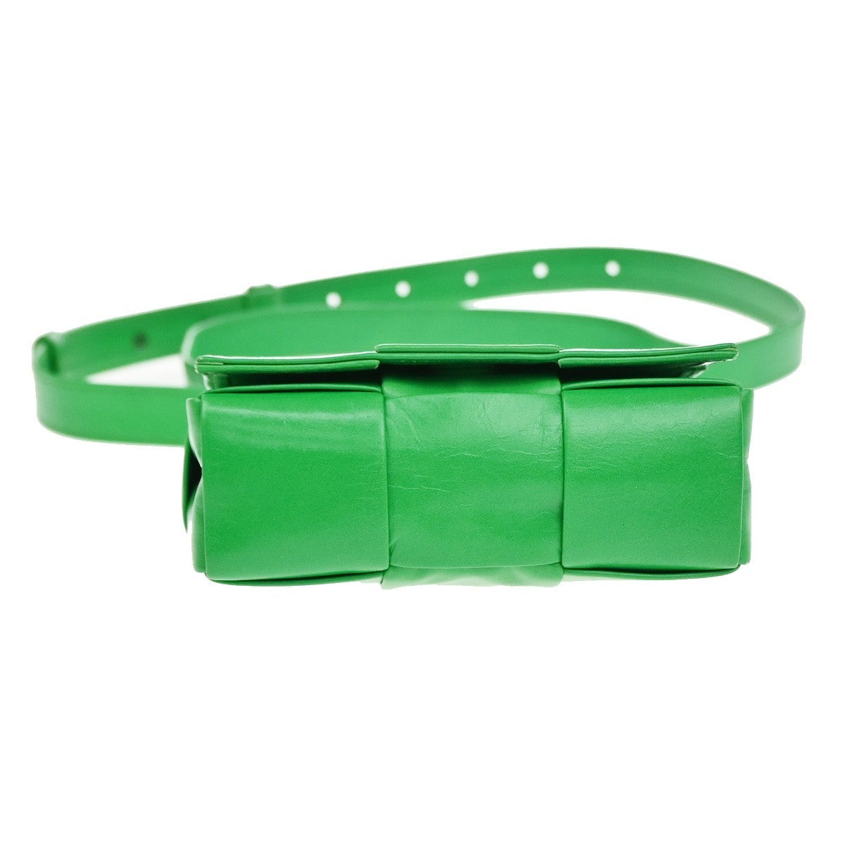 Bottega Veneta Cassette Maxi Intrecciato Leather, Green, Leather, Crossbody Bag
