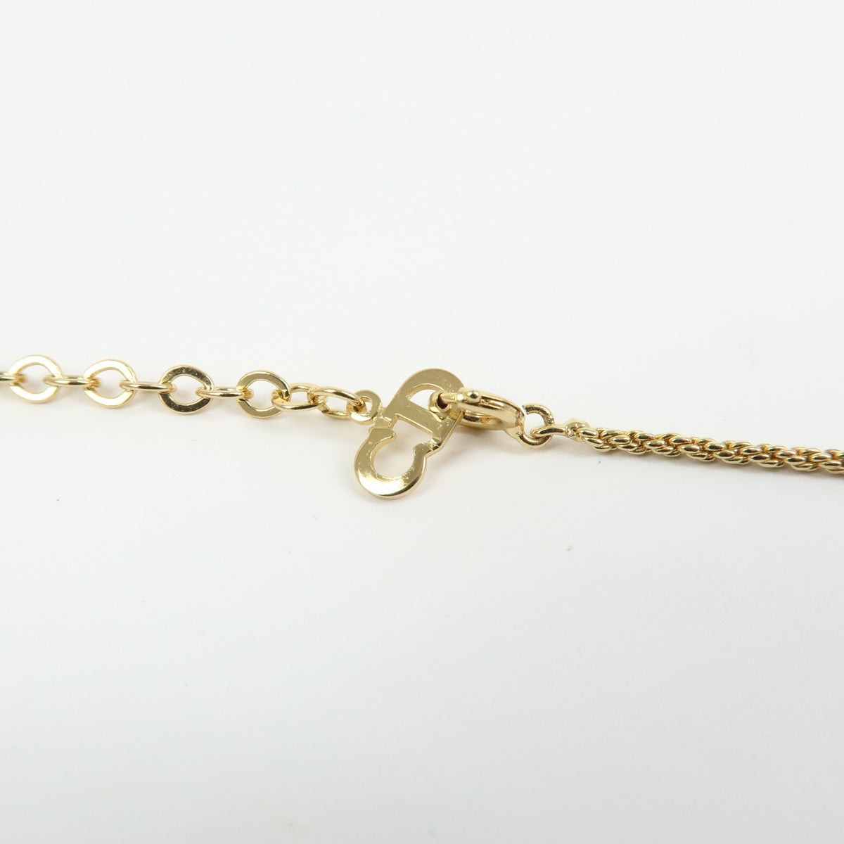 Christian Dior CD Pendant Metal, Gold, Gold Plated, Necklace