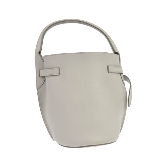 Celine Big Bag Bucket Leather, Gray, Leather, Handbag