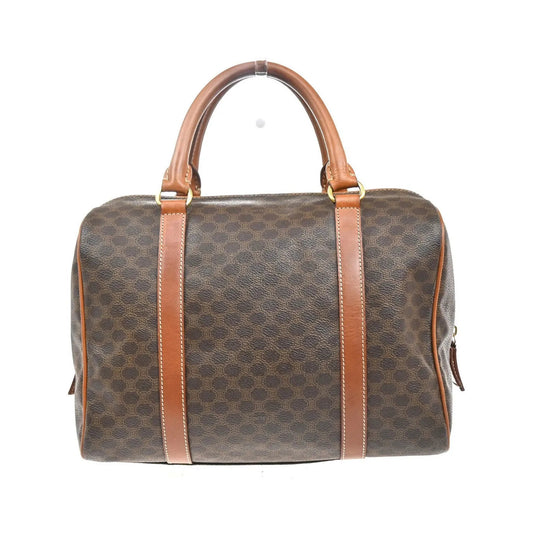 Celine Macadam Macadam with leather, Brown, PVC, Handbag
