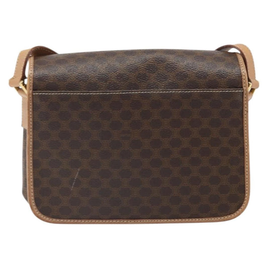 Celine Vintage Macadam Circle Logo Shoulder Bag - Brandsamsara