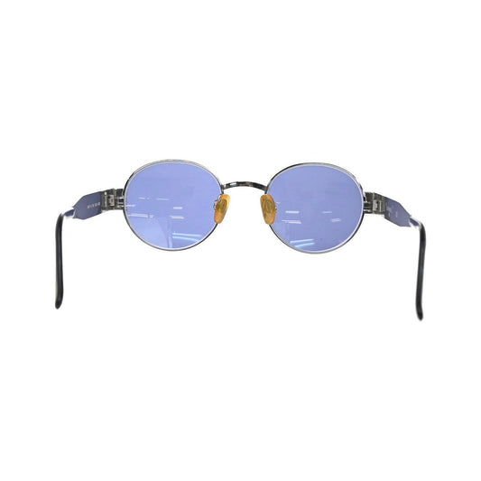 Chanel CHANEL Logo Sunglasses Eye Wear Plastic, Blue, Metal, Sunglasses
