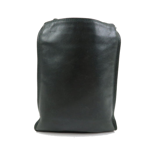 Chanel Flat CC Lambskin, Black, Leather, Backpack