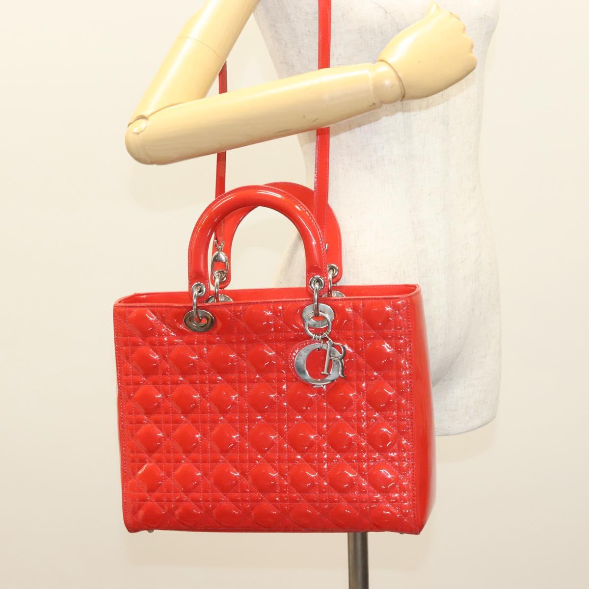 Christian Dior Vintage Lady Dior Patent - Brandsamsara