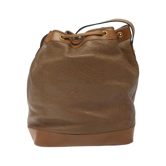Christian Dior Vintage Leather, Brown, Leather, Shoulder Bag
