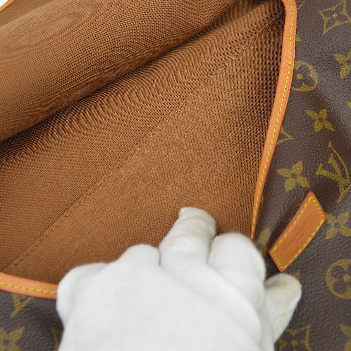 Louis Vuitton Saumur Monogram Canvas, Brown, Canvas, Shoulder Bag