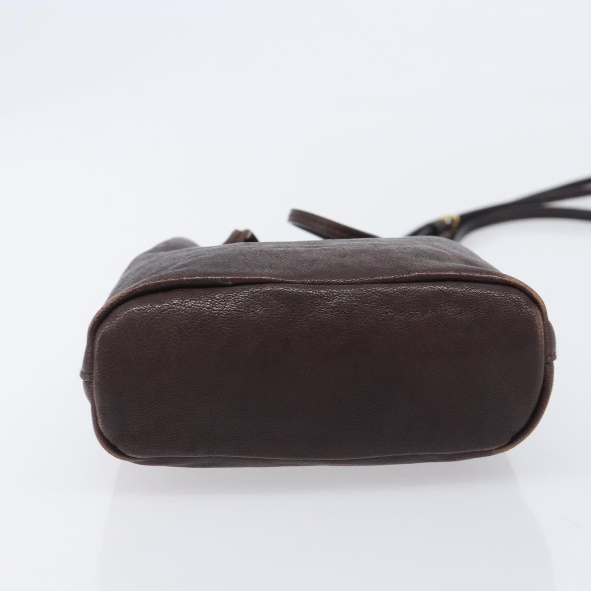 Miu Miu Aviator Bucket Leather, Brown, Leather, Handbag