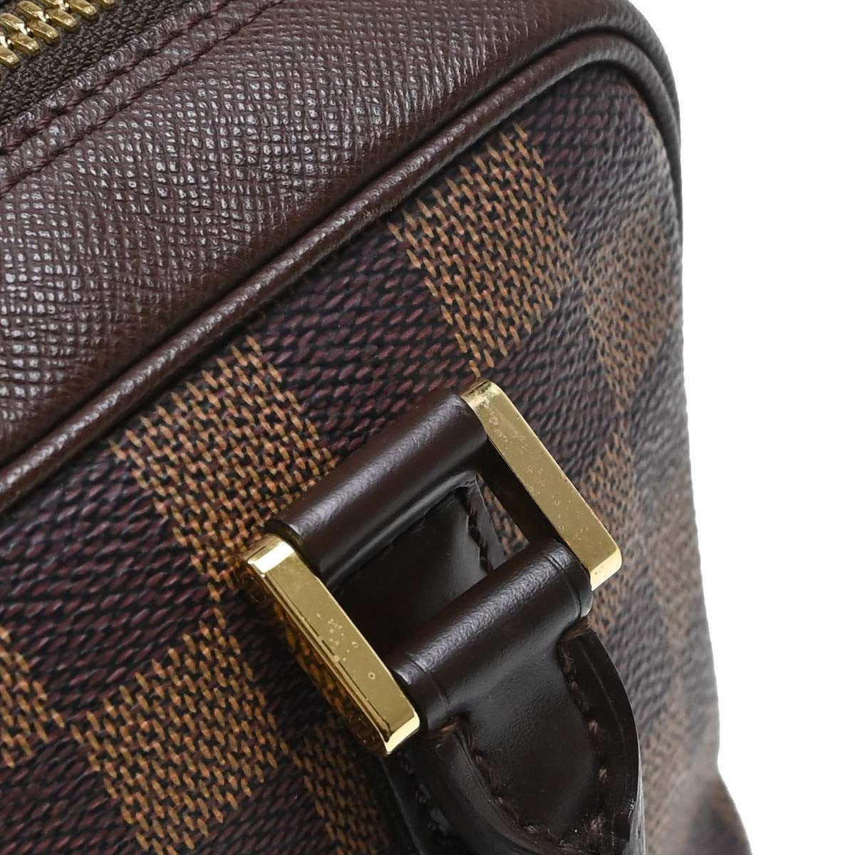Louis Vuitton Triana Damier, Brown, Canvas, Handbag