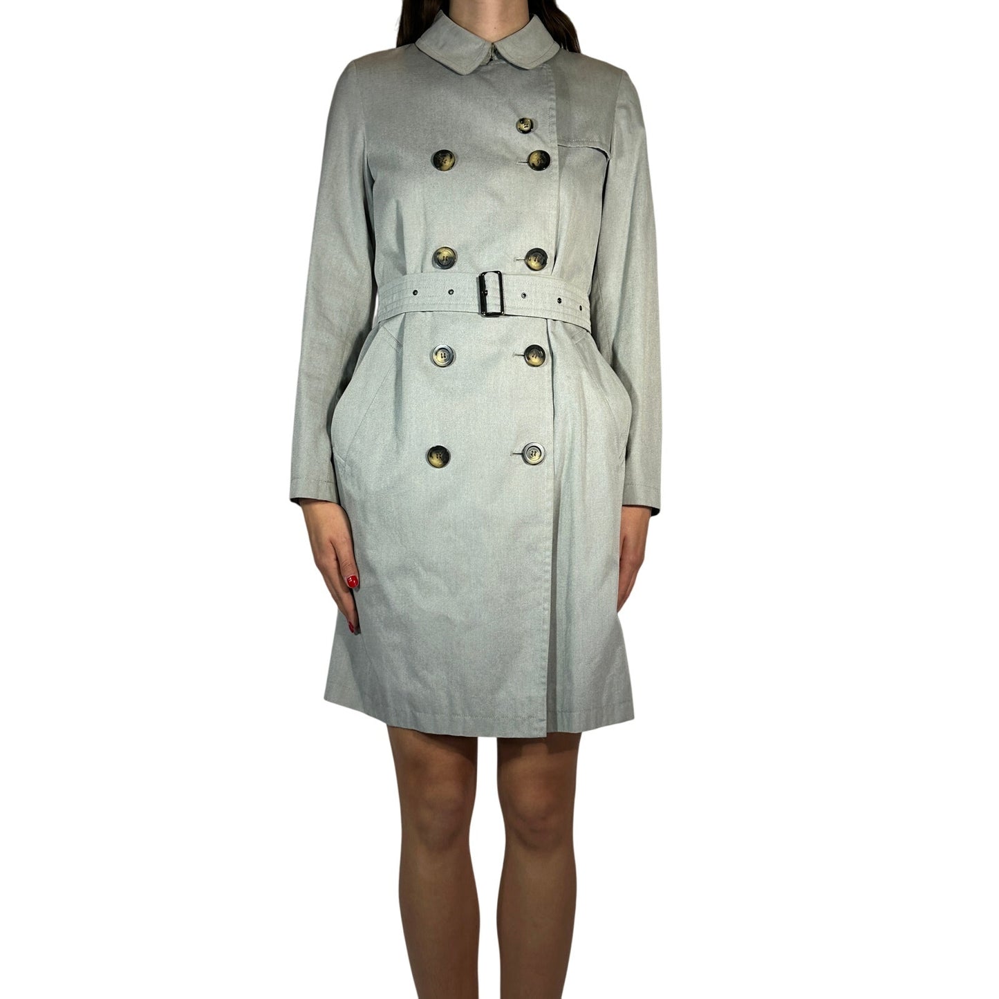 Burberry Double Breasted Trench Coat